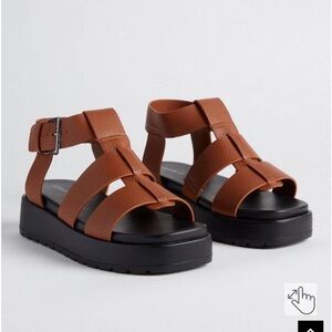 Torrid Flatform Gladiator Sandals Size 13 WW
